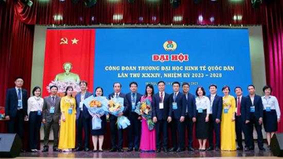 Đại hội đại biểu Công đoàn trường Đại học Kinh tế Quốc dân lần thứ XXXIV, nhiệm kỳ 2023 - 2028 kết thúc thành công tốt đẹp