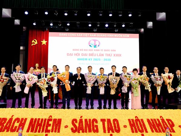 Đại hội đại biểu Đảng bộ Đại học Kinh tế Quốc dân lần thứ XXIX, nhiệm kỳ 2025-2030