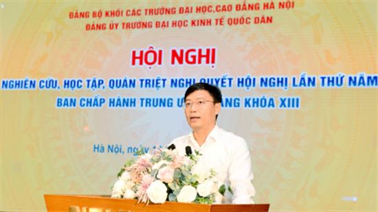 Hội nghị Nghiên cứu, học tập, quán triệt Nghị quyết Hội nghị lần thứ năm Ban Chấp hành Trung ương Đảng khóa XIII