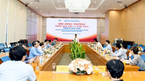 Phiên họp thứ 14 Hội đồng trường Trường Đại học Kinh tế Quốc dân, nhiệm kỳ 2021 - 2026