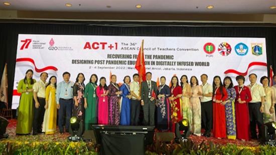 Công đoàn Giáo dục Việt Nam tham gia Hội nghị Hội đồng Giáo giới ASEAN +1 lần thứ 36 tại Indonesia