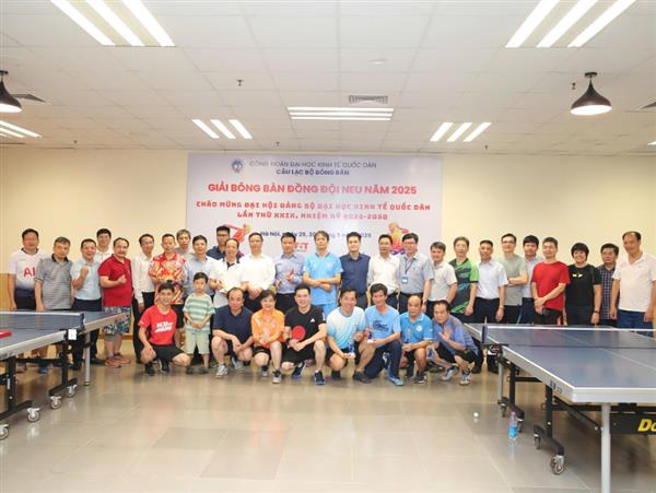 Công đoàn Đại học tổ chức các hoạt động thể thao chào mừng Đại hội Đảng bộ Đại học Kinh tế Quốc dân lần thứ XXIX, nhiệm kỳ 2025-2030