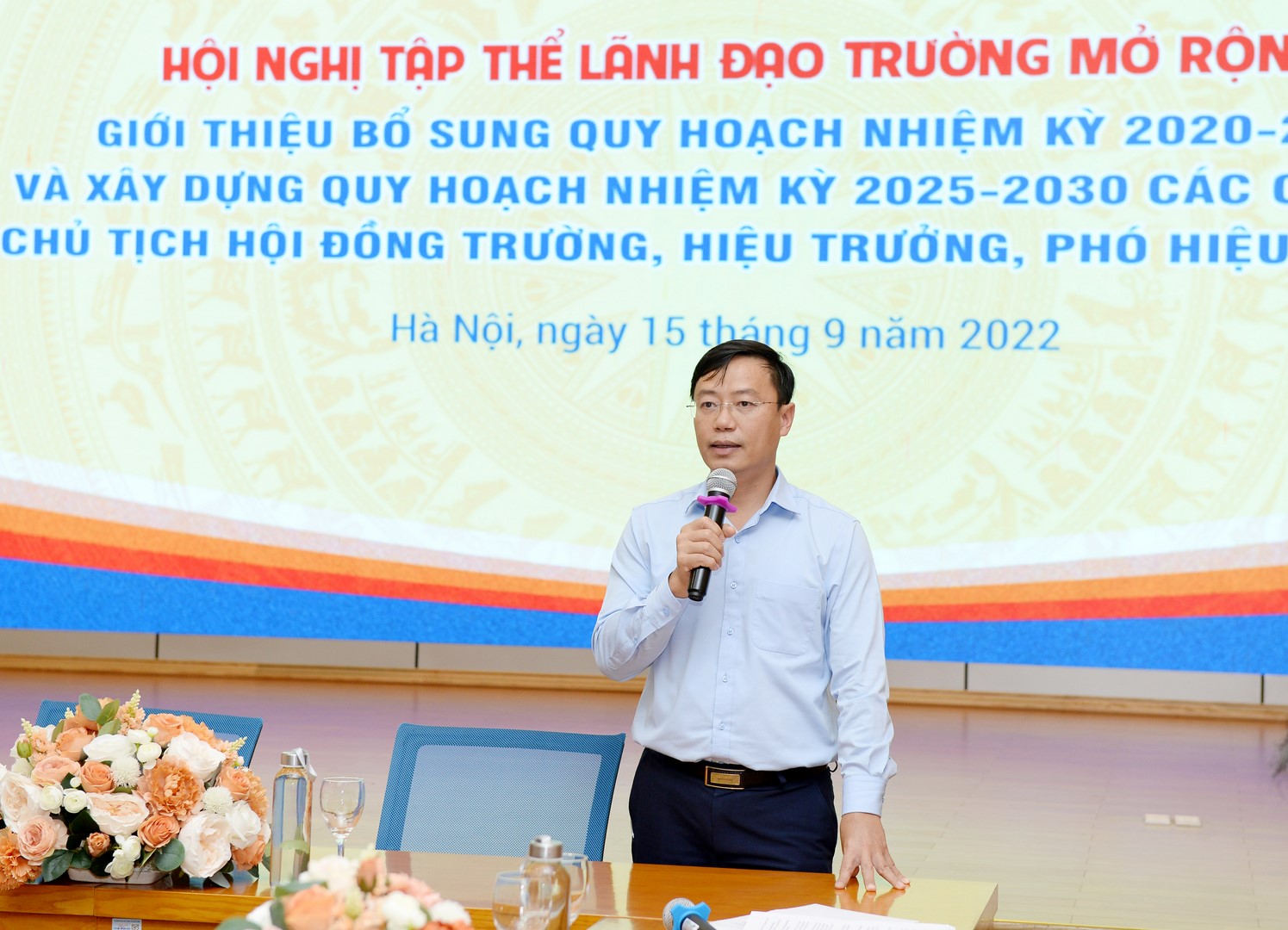 PGS.TS Bùi Đức Thọ - Bí thư Đảng ủy, Chủ tịch Hội đồng trường điều hành Hội nghị