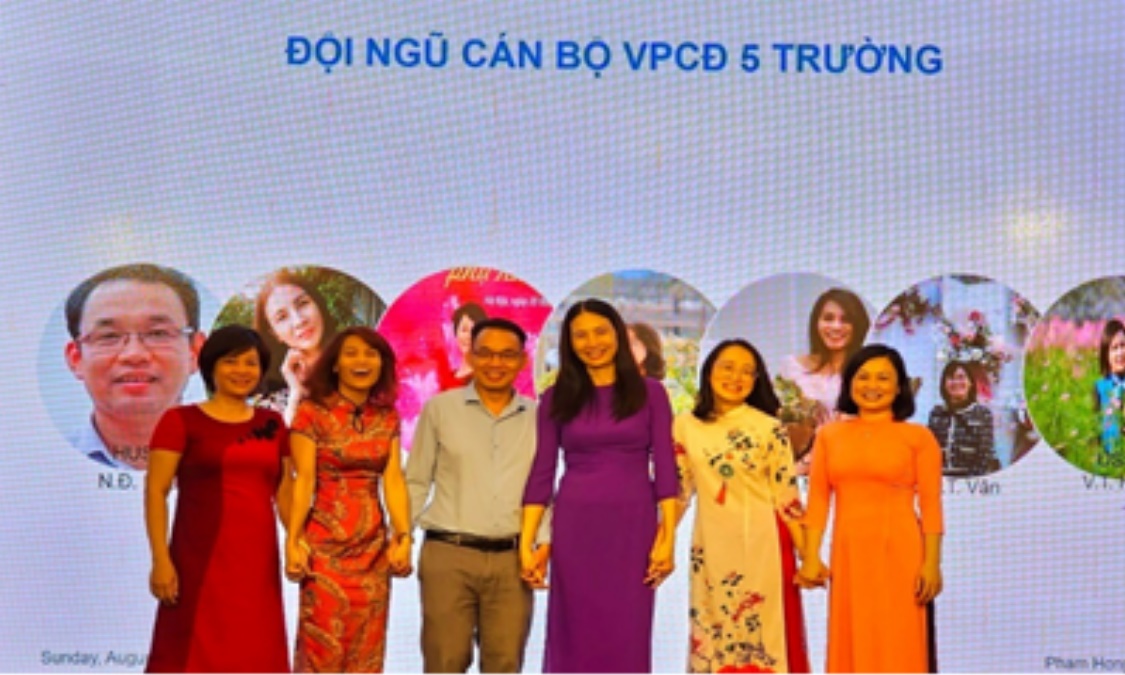  Lãnh đạo các đơn vị cùng Chủ tịch công đoàn các đơn vị trong Cụm tại Hội nghị