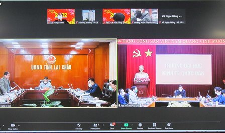 Các điểm cầu qua phần mềm Zoom Cloud Meeting 1