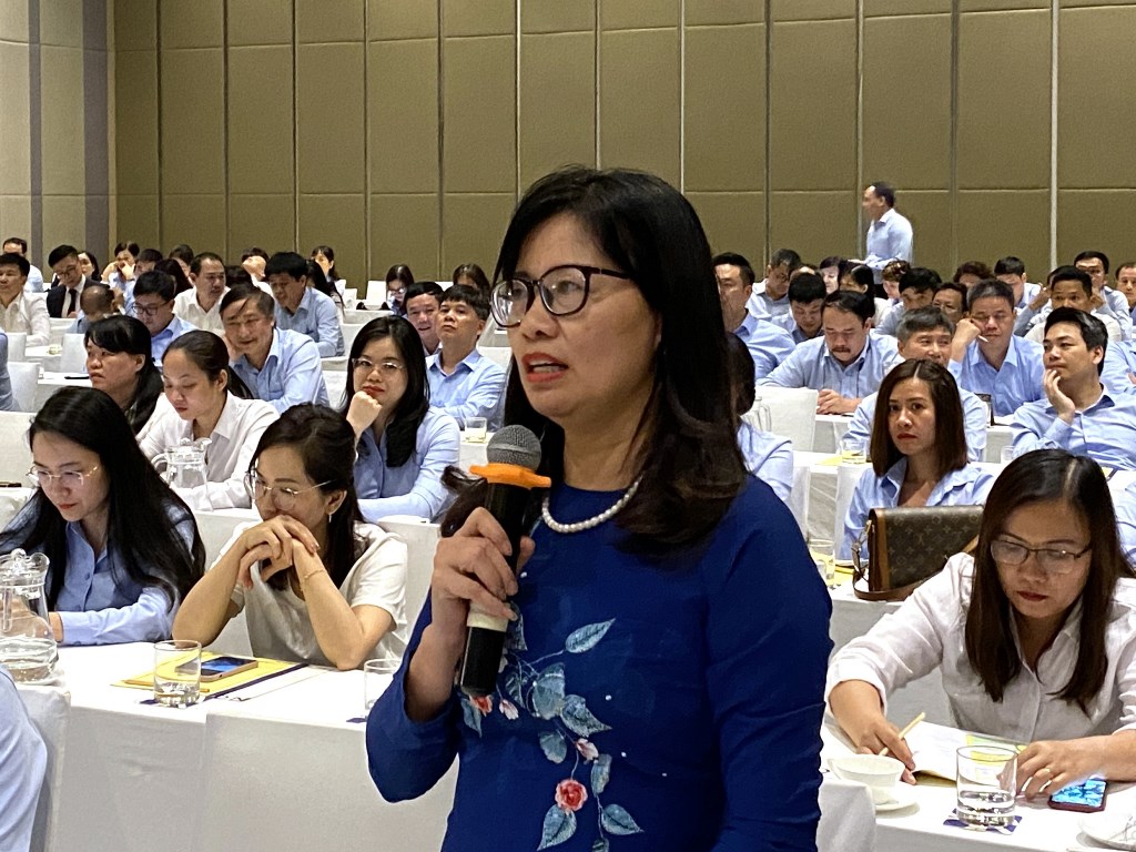 Các đại biểu tham dự Hội nghị phát biểu