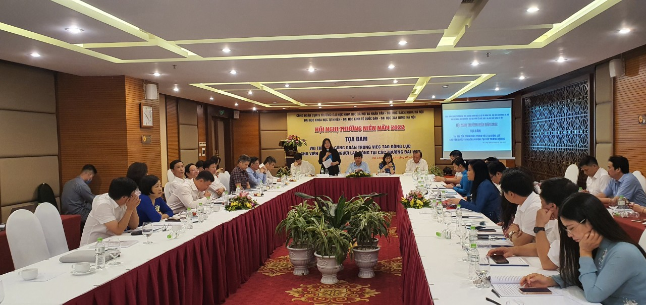 Hội nghị Thường niên Công đoàn cụm 5 trường đại học năm 2022 thành công tốt đẹp