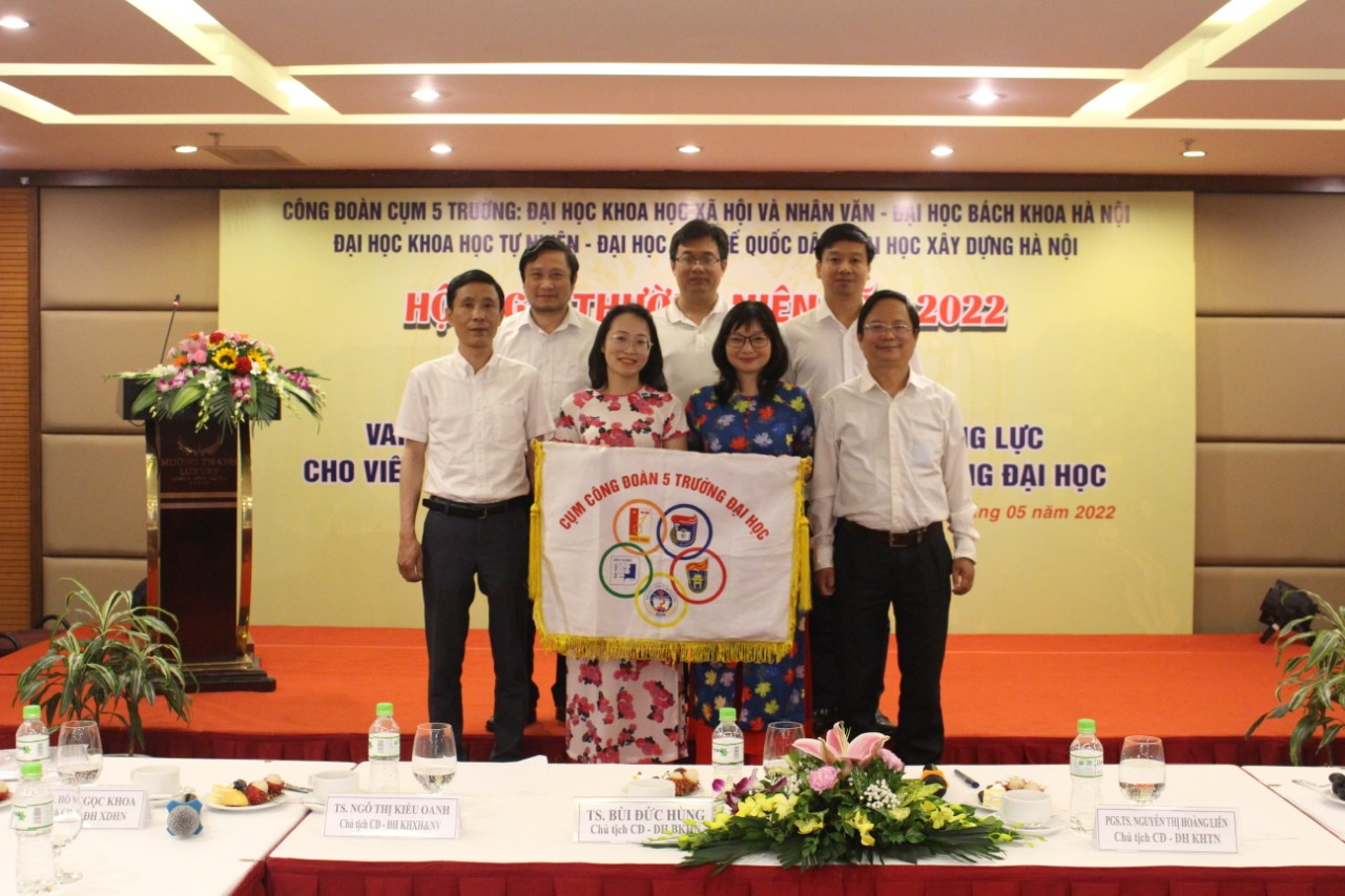 Hội nghị Thường niên Công đoàn cụm 5 trường đại học năm 2022 thành công tốt đẹp 6 