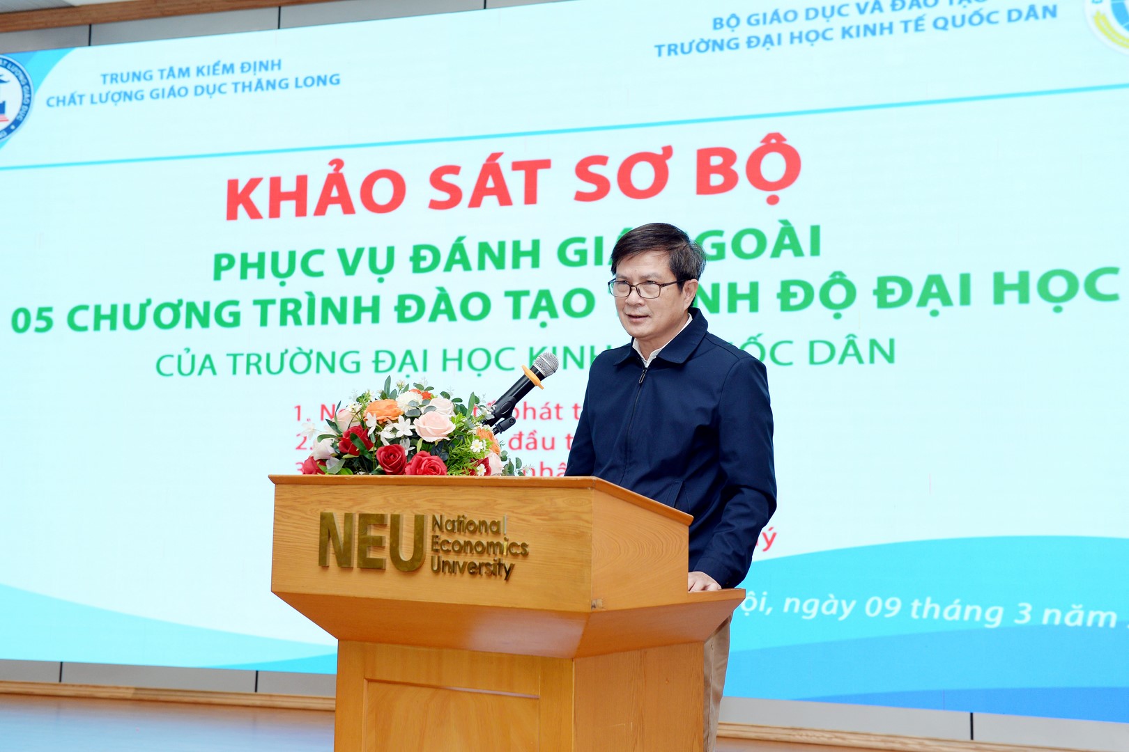 ThS. Nguyễn Hải Thanh - Phó Giám đốc Trung tâm Trung tâm Kiểm định chất lượng giáo dục Thăng Long phát biểu