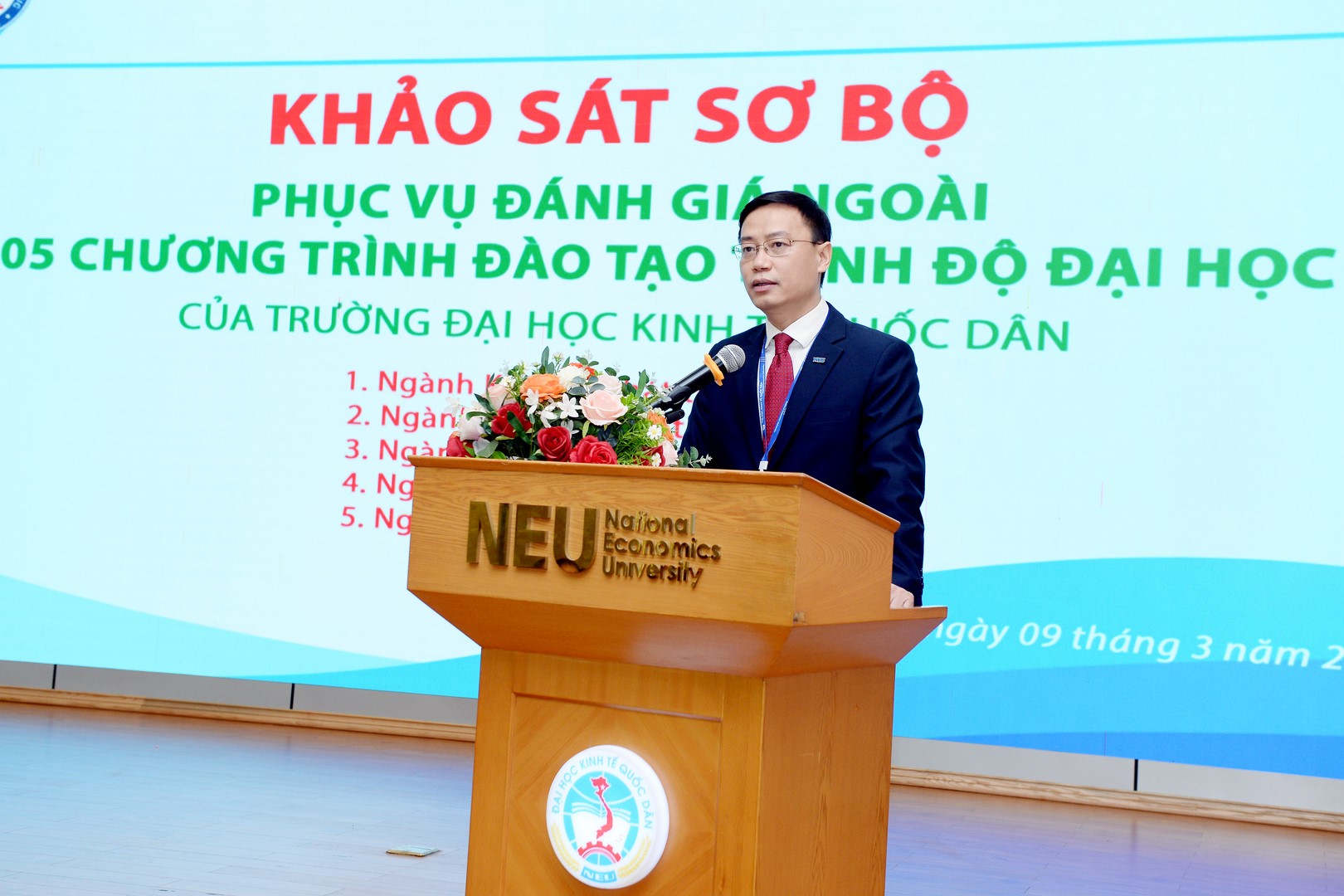 PGS.TS Bùi Đức Thọ - Bí thư Đảng ủy, Chủ tịch Hội đồng trường phát biểu