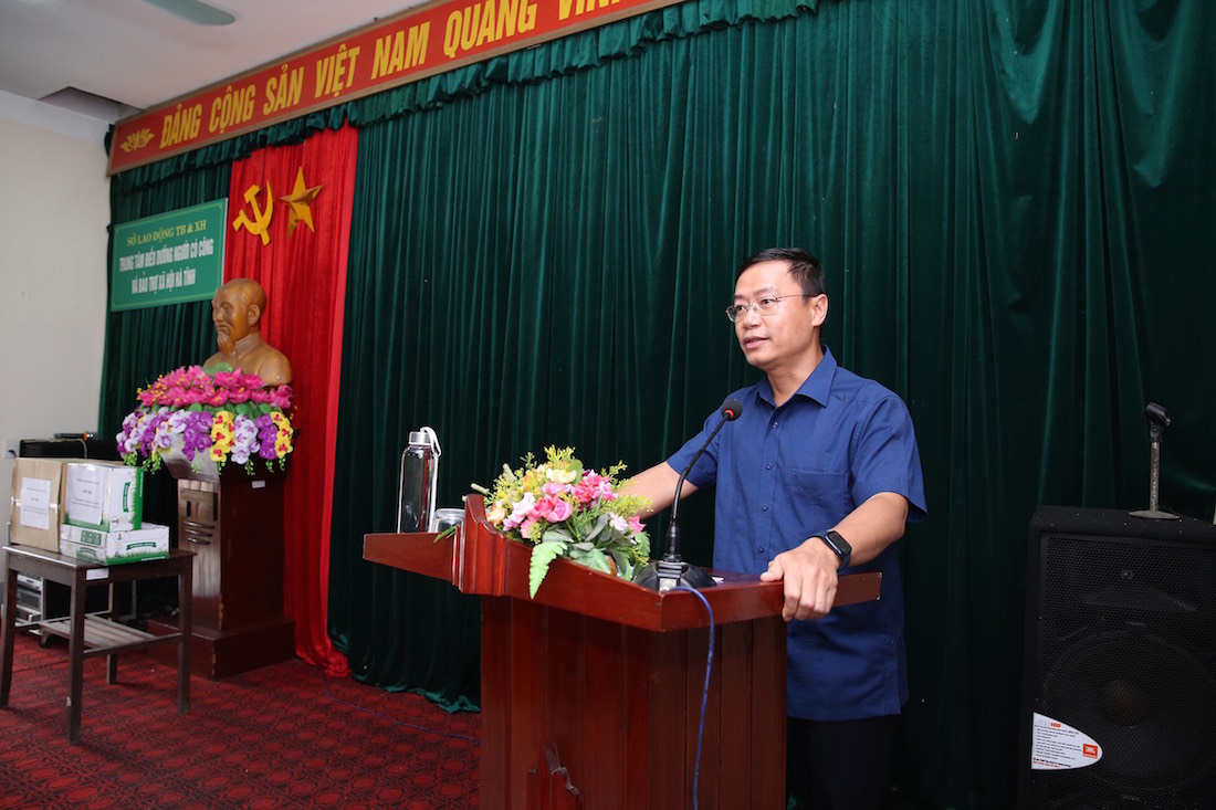PGS.TS Bùi Đức Thọ - Bí thư Đảng uỷ, Chủ tịch Hội đồng trường phát biểu