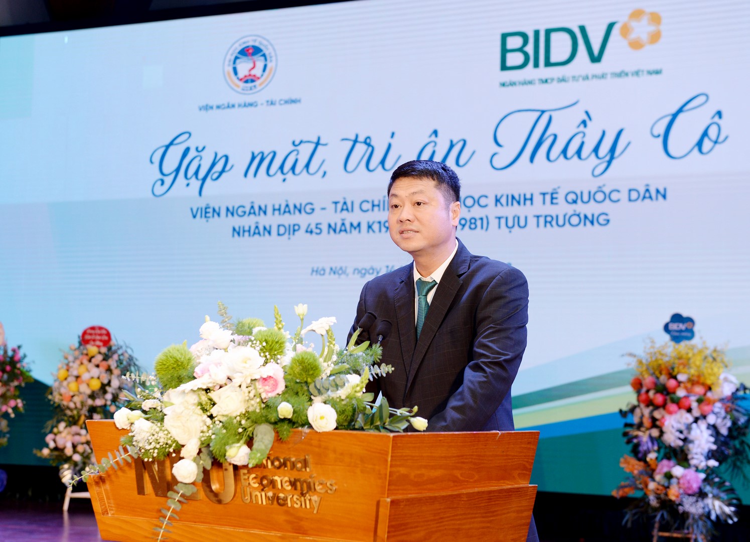 Ông Lê Ngọc Lâm – Ủy viên HĐQT, Tổng giám đốc BIDV phát biểu