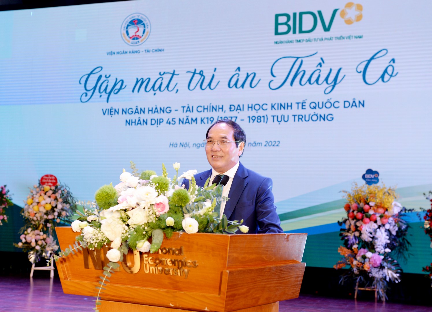 Ông Nguyễn Văn Thạnh - Ủy viên HĐQT BIDV phát biểu
