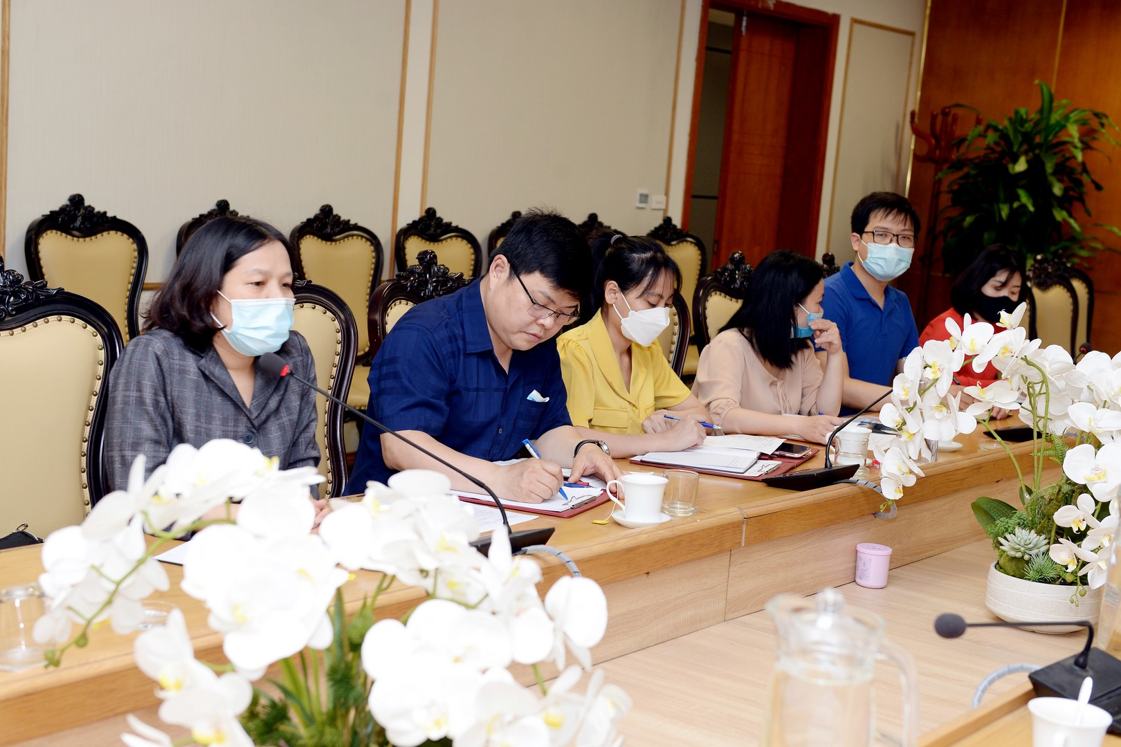 Đoàn Công tác trao đổi tại buổi làm việc