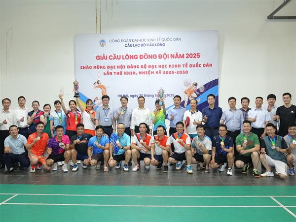GIẢI CẦU LÔNG ĐỒNG ĐỘI NEU NĂM 2025 – SÔI NỔI, KỊCH TÍNH VÀ THÀNH CÔNG TỐT ĐẸP!
