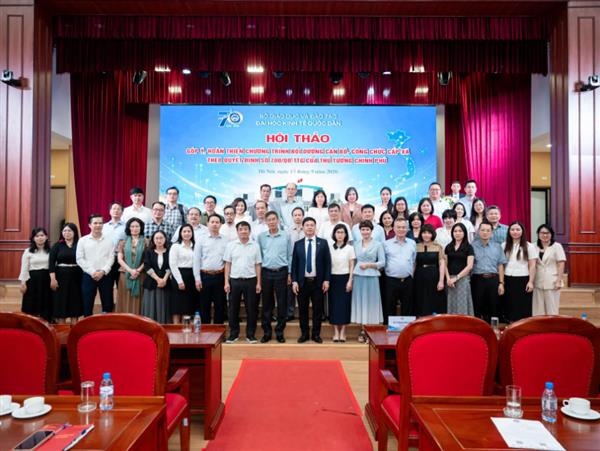 Góp ý, hoàn thiện chương trình bồi dưỡng cán bộ, công chức cấp xã theo Quyết định số 700/QĐ-TTg của Thủ tướng Chính phủ