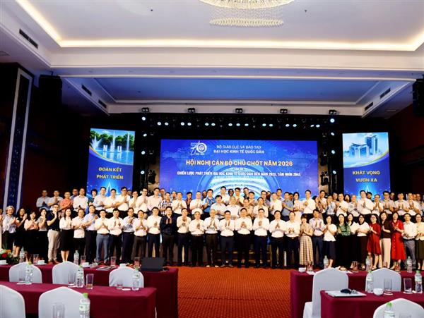 Hội nghị Cán bộ chủ chốt năm 2026: Định hình Chiến lược phát triển Đại học Kinh tế Quốc dân đến năm 2035, tầm nhìn đến năm 2045
