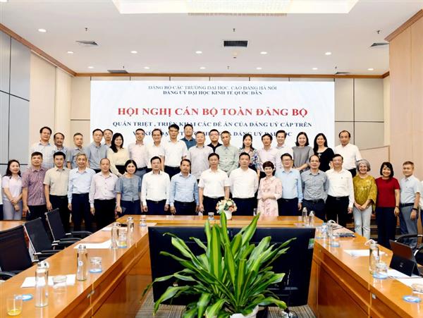 Hội nghị cán bộ toàn Đảng bộ quán triệt, triển khai các đề án của Đảng ủy cấp trên và kế hoạch thực hiện của Đảng ủy Đại học