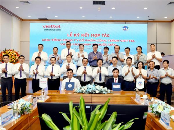 Đại học Kinh tế Quốc dân và Viettel Construction tăng cường hợp tác đào tạo, phát triển nguồn nhân lực chất lượng cao