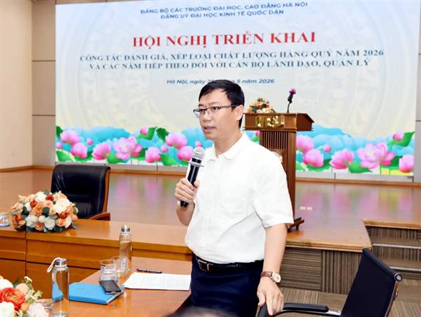 Hội nghị triển khai công tác đánh giá, xếp loại chất lượng hàng quý năm 2026 và các năm tiếp theo đối với cán bộ lãnh đạo, quản lý