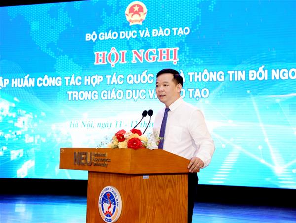 Hội nghị tập huấn công tác hợp tác quốc tế và thông tin đối ngoại trong giáo dục đào tạo
