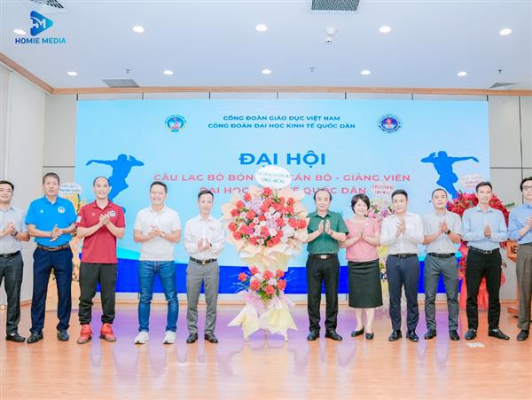 CHÚC MỪNG CLB BÓNG ĐÁ CB-GV NEU TỔ CHỨC ĐẠI HỘI LẦN THỨ IV, NHIỆM KỲ 2025-2027 THÀNH CÔNG RỰC RỠ