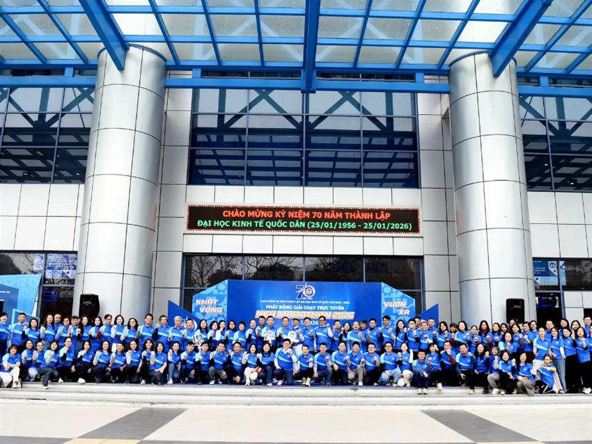 Khởi động chuỗi sự kiện kỷ niệm 70 năm thành lập và Công bố Bộ nhận diện thương hiệu Đại học Kinh tế Quốc dân