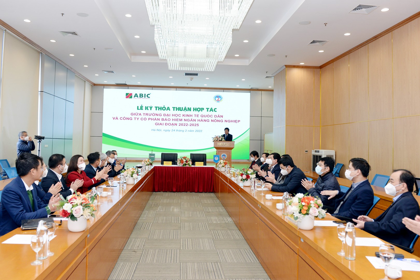 Quang cảnh của buổi lễ