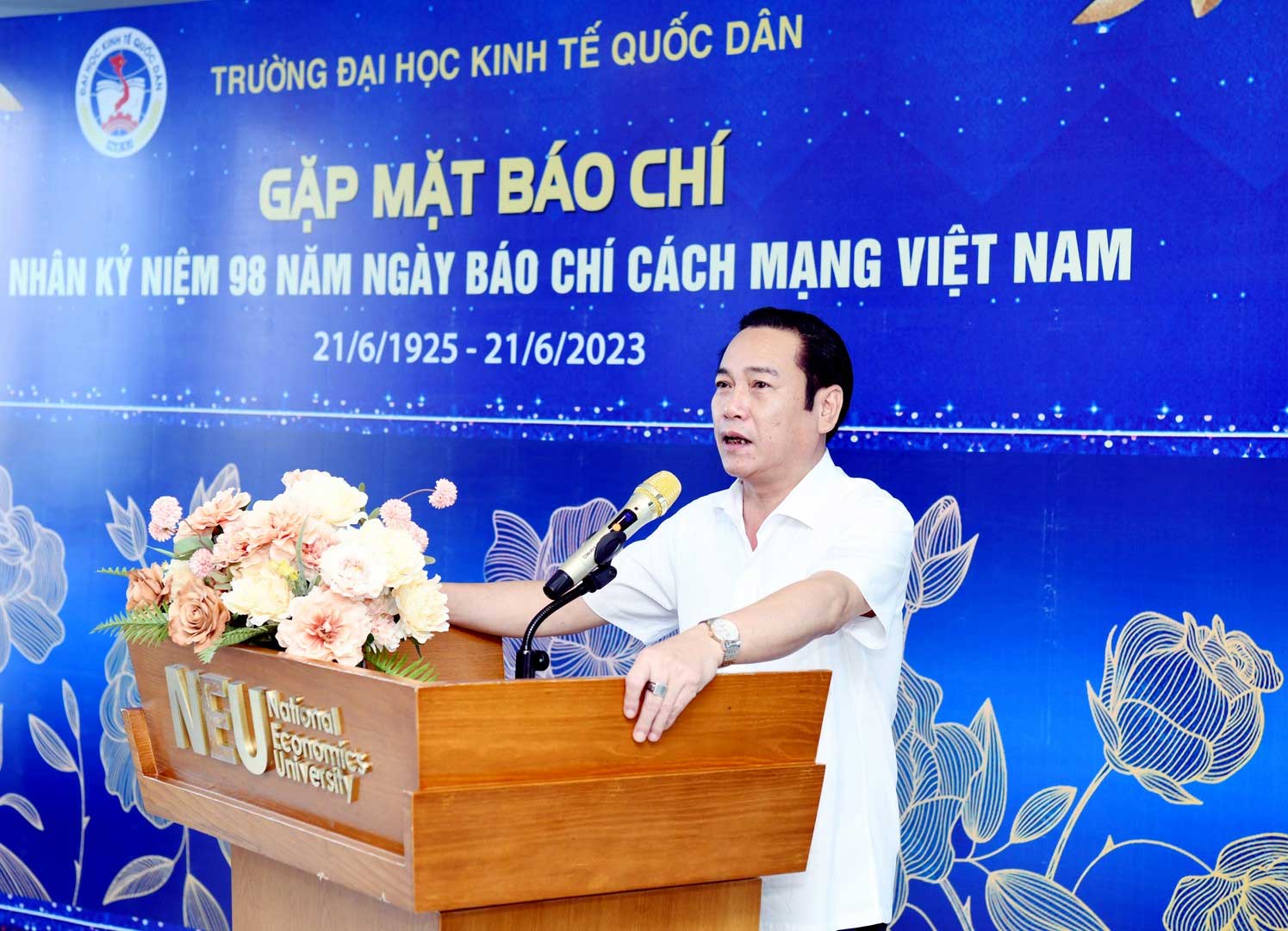 Ông Nguyễn Công Dũng - Bí thư Đảng uỷ, Phó Tổng Biên tập thường trực Báo điện tử Đảng cộng sản Việt Nam phát biểu